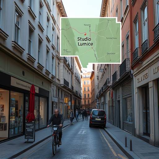 Carte montrant l'emplacement de Studio Photo Lumi√®re √† Lyon.